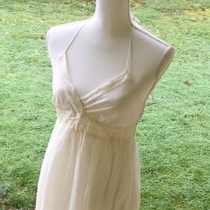 American Eagle white/ cream sun dress size 6